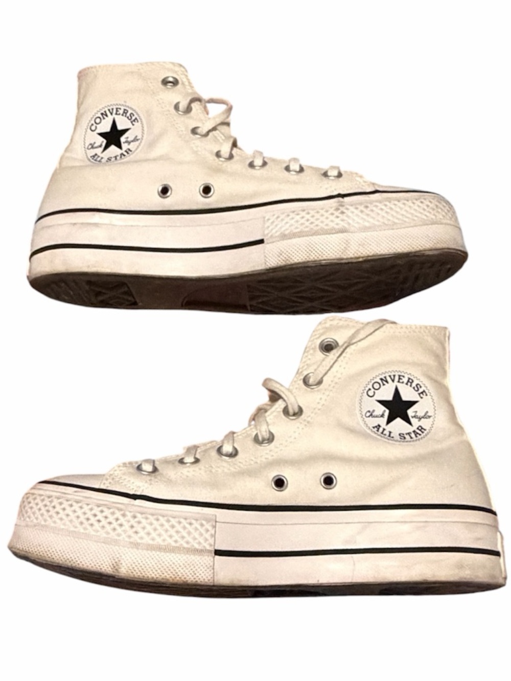 Converse Chuck Taylor All Star Platform High Top Sneakers - White